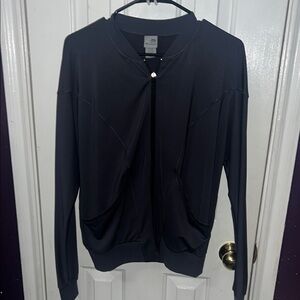 Chico's Black Zip-Up Jacket